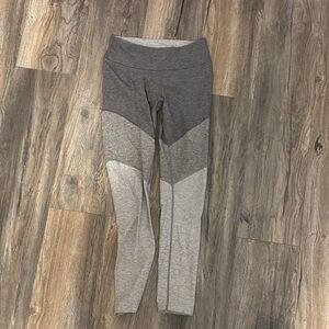 Gray Colorblock Leggings